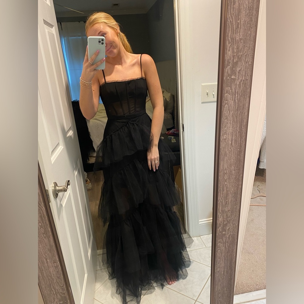 Revolve Tule Corset Dress